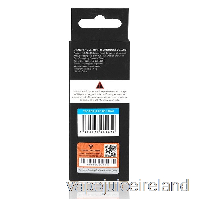 Vape Juice Teslacigs TS Tallica Mesh Replacement Coils 0.2ohm TS-S Coils